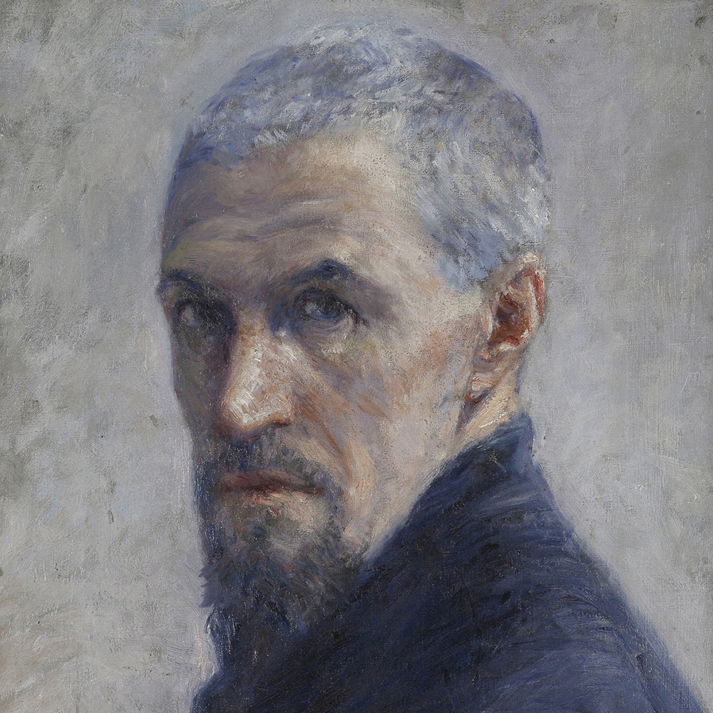 Portrait of Gustave Caillebotte. Link to Caillebotte page.