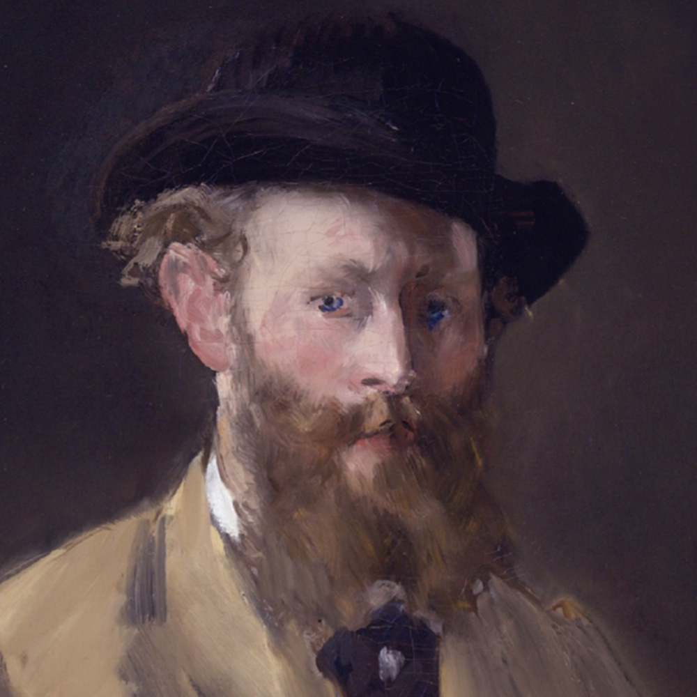 Portrait of Édouard Manet. Link to Manet page.