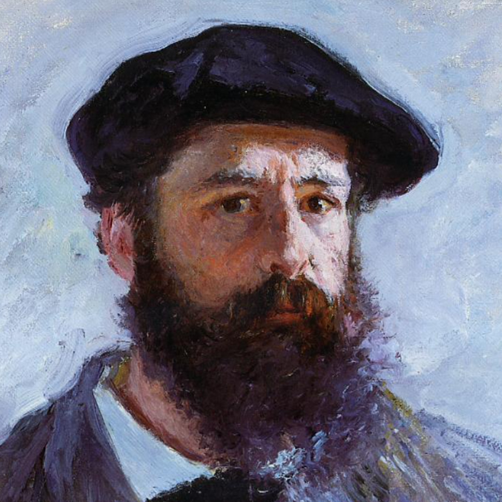 Portrait of Claude Monet. Link to Monet page.