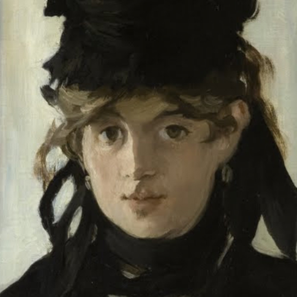 Portrait of Berthe Morisot. Link to Morisot page.