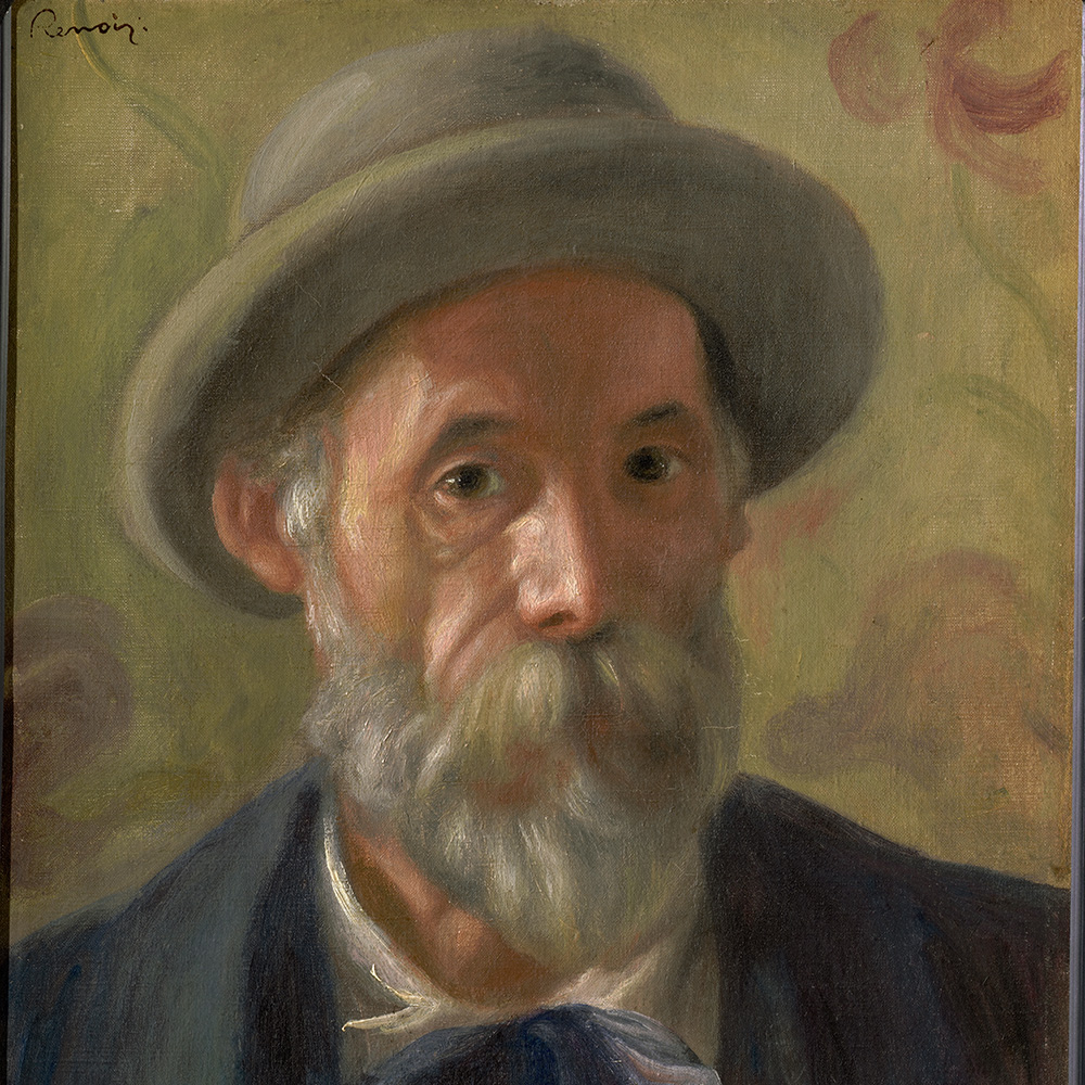 Portrait of Pierre-Auguste Renoir. Link to Renoir page.