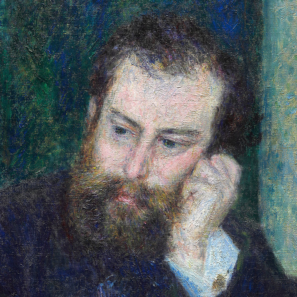 Portrait of Alfred Sisley. Link to Sisley page.